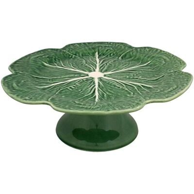 Bordallo Pinheiro Plato con Pie Natural Couve . (31 cm) Verde Bordallo Pinheiro Plato con Pie Natural Couve . (31 cm) Verde