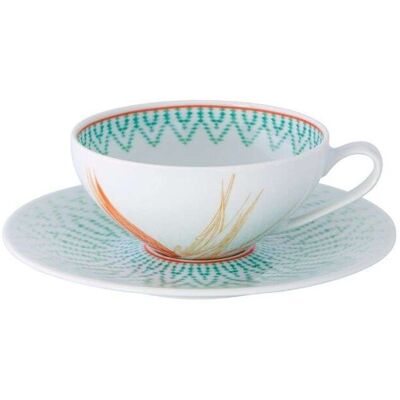 Vista Alegre Taza de té con plato Fiji . Multicolor Vista Alegre Taza de té con plato Fiji . Multicolor