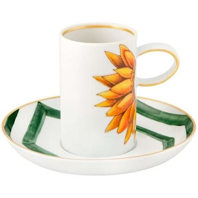 Vista Alegre Taza de café con plato Amazonía . Multicolor Vista Alegre Taza de café con plato Amazonía . Multicolor