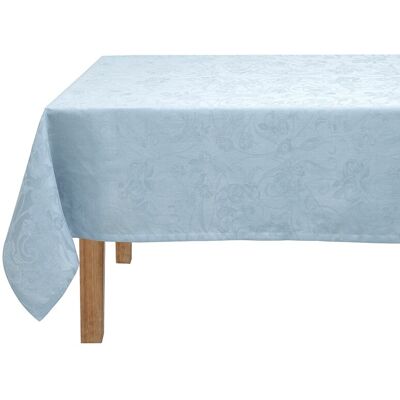 Le Jacquard FranÇais Mantel de 100% lino jaquard. Azul Le Jacquard FranÇais Mantel de 100% lino jaquard. Azul