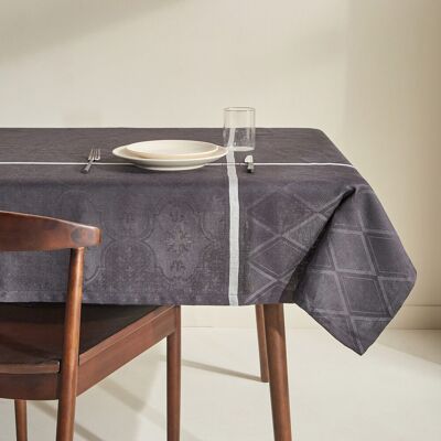 Le Jacquard FranÇais Mantel lino Armoiries . (175 x 175 cm) Jais Le Jacquard FranÇais Mantel lino Armoiries . (175 x 175 cm) Jais