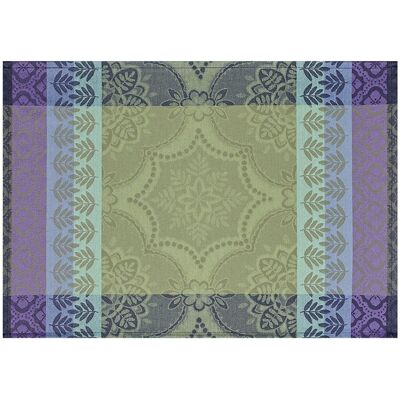 Le Jacquard FranÇais Mantel individual Bastide . (52 x 38 cm) Verde Le Jacquard FranÇais Mantel individual Bastide . (52 x 38 cm) Verde