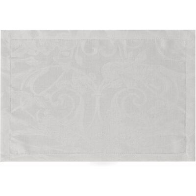Le Jacquard FranÇais Mantel individual lino Tivoli . (38 x 50 cm) Perla Le Jacquard FranÇais Mantel individual lino Tivoli . (38 x 50 cm) Perla