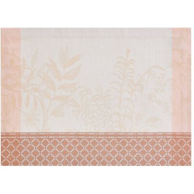 Le Jacquard FranÇais Mantel individual algodón Jardin D'Eden . (50 x 36 cm) Rosa claro Le Jacquard FranÇais Mantel individual algodón Jardin D'Eden . (50 x 36 cm) Rosa claro