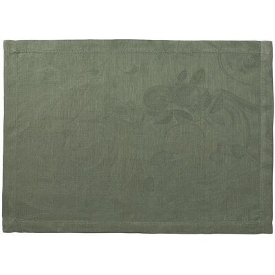 Le Jacquard FranÇais Mantel individual lino Tivoli . (50 x 38 cm) Verde Le Jacquard FranÇais Mantel individual lino Tivoli . (50 x 38 cm) Verde