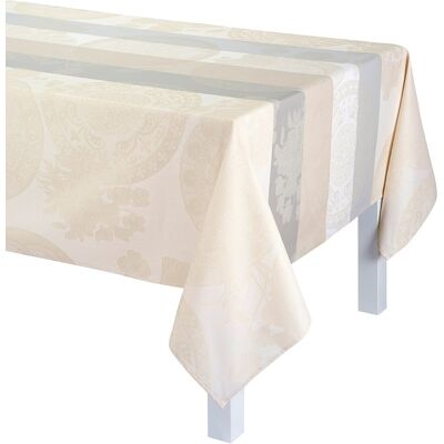Le Jacquard FranÇais Mantel antimanchas resinado Fleurs Gourmand . (175 x 175 cm) Gris Le Jacquard FranÇais Mantel antimanchas resinado Fleurs Gourmand . (175 x 175 cm) Gris