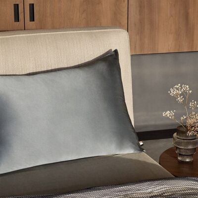 Boss Funda de almohada seda Silk Sham . (50 x 75 cm) Gris Boss Funda de almohada seda Silk Sham . (50 x 75 cm) Gris
