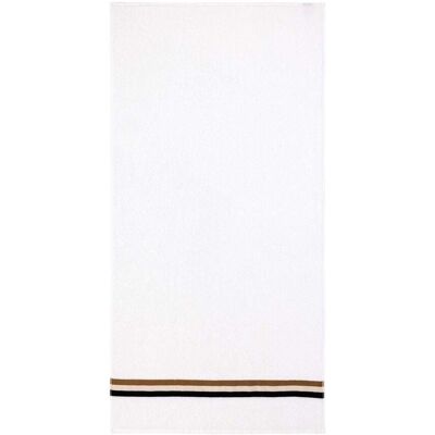 BOSS - Cotton-terry bath sheet - Signature-stripe ribbon BOSS - Cotton-terry bath sheet - Signature-stripe ribbon