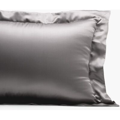 Gingerlily Funda de almohada seda Mulberry Plain Colour . (50 x 90 cm) Plata Gingerlily Funda de almohada seda Mulberry Plain Colour . (50 x 90 cm) Plata