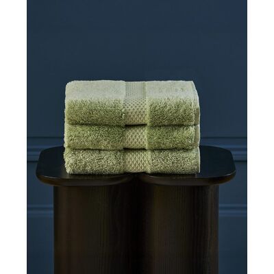 Yves Delorme Toalla de baño algodón y modal 700 gr-m² Etoile . (Baño) Verde claro Yves Delorme Toalla de baño algodón y modal 700 gr-m² Etoile . (Baño) Verde claro
