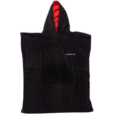 Quiksilver Toalla de playa de niños Hoody Towel . (Única) Negro Quiksilver Toalla de playa de niños Hoody Towel . (Única) Negro