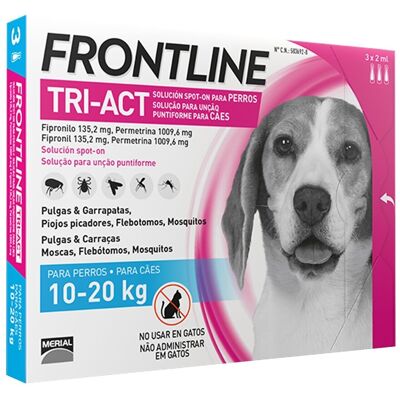 Frontline Tri-Act 10-20 Kg - Medicación para mascotas Frontline Tri-Act 10-20 Kg - Medicación para mascotas