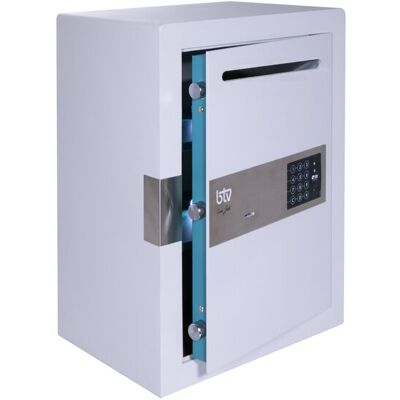 Btv Caja Fuerte de Sobreponer Jade E-56 Ranura. Gris / Turquesa Btv Caja Fuerte de Sobreponer Jade E-56 Ranura. Gris / Turquesa