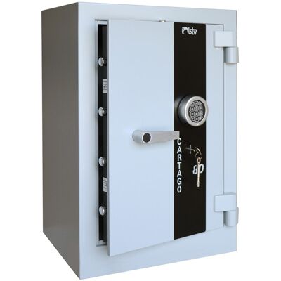 Btv Caja Fuerte de Sobreponer Cartago 80-E. Gris claro Btv Caja Fuerte de Sobreponer Cartago 80-E. Gris claro