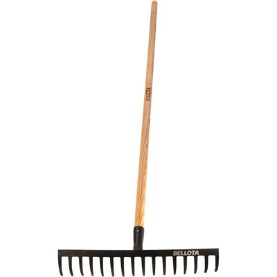 Bellota Rastrillo de jardin profesional con mango. (16) Negro / Madera Bellota Rastrillo de jardin profesional con mango. (16) Negro / Madera