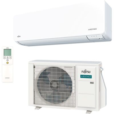 Fujitsu Aire acondicionado Split 1x1 Inverter con 2.150 Frig-h y 2.407 Kcal-h - ASY25-KGTG. Blanco Fujitsu Aire acondicionado Split 1x1 Inverter con 2.150 Frig-h y 2.407 Kcal-h - ASY25-KGTG. Blanco