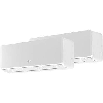 Fujitsu Aire acondicionado Multisplit 2x1 con 3.612 frig-h + 2.150 frig-h - ASY4025U2MI-KM. Blanco Fujitsu Aire acondicionado Multisplit 2x1 con 3.612 frig-h + 2.150 frig-h - ASY4025U2MI-KM. Blanco