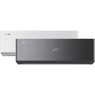 Hisense Aire acondicionado Multisplit 2x1 Inverter con 2.236 frig-h y 3.010 frig-h WiFi - 2AMW52QH912AB. Blanco / Negro Hisense Aire acondicionado Multisplit 2x1 Inverter con 2.236 frig-h y 3.010 frig-h WiFi - 2AMW52QH912AB. Blanco / Negro