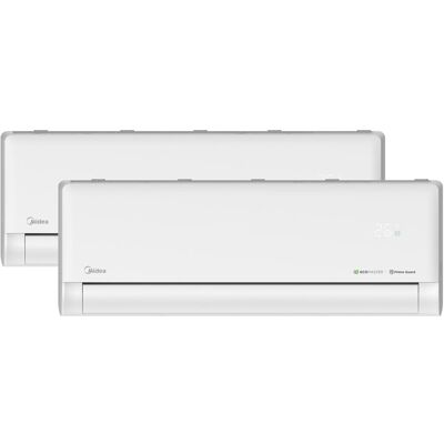 Midea Aire acondicionado Multisplit 2x1 Inverter con 2262 frig-h + 3027 frig-h - 2X1 5,2KW Sols. Blanco Midea Aire acondicionado Multisplit 2x1 Inverter con 2262 frig-h + 3027 frig-h - 2X1 5,2KW Sols. Blanco