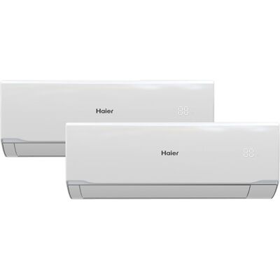 HAIER Aire acondicionado Multisplit 2x1 Inverter con 2.236 frig-h + 3.010 frig-h - TIDE 25+35-40 PREMIUM A+++-A+++. Blanco HAIER Aire acondicionado Multisplit 2x1 Inverter con 2.236 frig-h + 3.010 frig-h - TIDE 25+35-40 PREMIUM A+++-A+++. Blanco