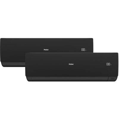 HAIER Aire acondicionado Multisplit 2x1 Inverter con 2.236 frig-h + 3.010frig-h - FLEXIS 25+35-40 A+++-A+++ NEGRO. Blanco HAIER Aire acondicionado Multisplit 2x1 Inverter con 2.236 frig-h + 3.010frig-h - FLEXIS 25+35-40 A+++-A+++ NEGRO. Blanco