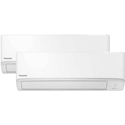 Panasonic Aire acondicionado Multisplit 2x1 Inverter con 2.150 frig-h + 3.010 frig-h, WiFi - KIT-2TZ2535-CBE. Blanco Panasonic Aire acondicionado Multisplit 2x1 Inverter con 2.150 frig-h + 3.010 frig-h, WiFi - KIT-2TZ2535-CBE. Blanco