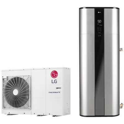 LG Kit aerotermia Monobloc 5 kw + Aerotermo, capacidad 200 litros, WIFI -. Plata LG Kit aerotermia Monobloc 5 kw + Aerotermo, capacidad 200 litros, WIFI -. Plata