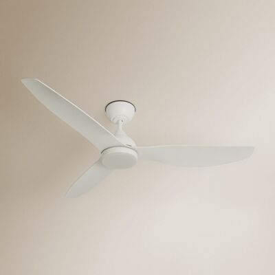 SULION Ventilador de techo con luz LED y motor DC Blanco New Tull . Blanco SULION Ventilador de techo con luz LED y motor DC Blanco New Tull . Blanco