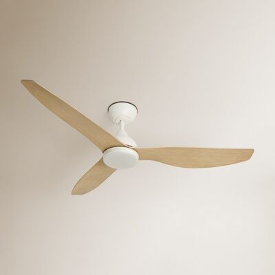 SULION Ventilador de techo con luz LED y motor DC Natural New Tull . Natural SULION Ventilador de techo con luz LED y motor DC Natural New Tull . Natural
