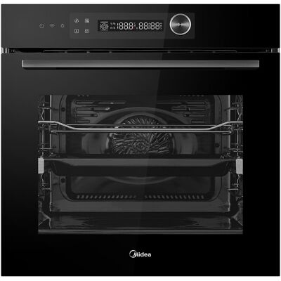 Midea Horno multifunción pirolítico 72 litros - MBO7NP30E4-BK. Negro Midea Horno multifunción pirolítico 72 litros - MBO7NP30E4-BK. Negro
