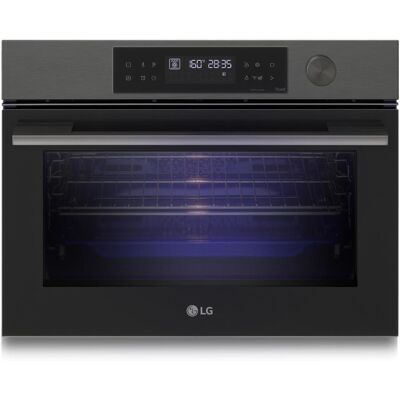 LG Horno compacto Instaview A+, 47L con sistema de limpieza Blue EasyClean. Acero negro LG Horno compacto Instaview A+, 47L con sistema de limpieza Blue EasyClean. Acero negro