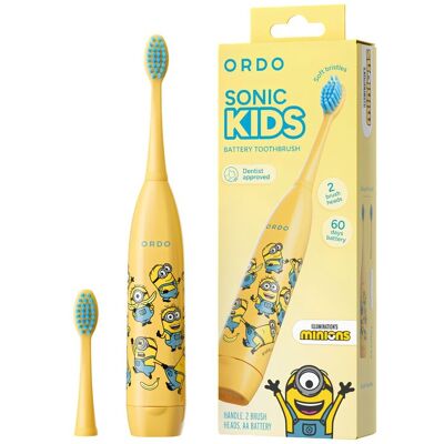 Ordo Cepillo de dientes eléctrico Minions Sonic Kids Amarillo Sónico y hasta 60 días de autonomía. Amarillo Ordo Cepillo de dientes eléctrico Minions Sonic Kids Amarillo Sónico y hasta 60 días de autonomía. Amarillo