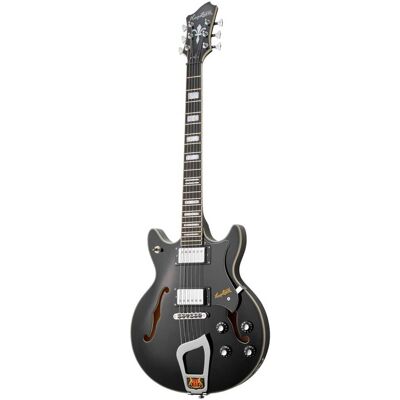 Hagstrom Guitarra Eléctrica Hollowbody Alvar BLK. Negro Hagstrom Guitarra Eléctrica Hollowbody Alvar BLK. Negro