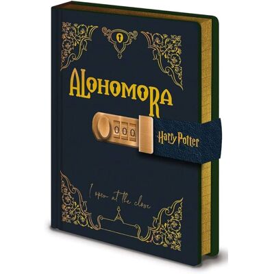 Diario Combinación Alohomora Harry Potter Pyramid. Azul Diario Combinación Alohomora Harry Potter Pyramid. Azul