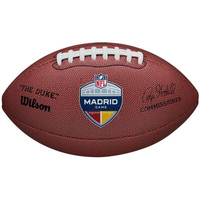Wilson Balón Fútbol Americano Nfl Madrid 2025 Replica . Marrón Wilson Balón Fútbol Americano Nfl Madrid 2025 Replica . Marrón