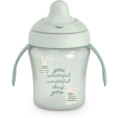 Suavinex Taza aprendizaje Wonderland con Boquilla Rígida y Asas 200ml. (0.4 X 9.5 X 36.7 Cm) Verde anticuario niño Suavinex Taza aprendizaje Wonderland con Boquilla Rígida y Asas 200ml. (0.4 X 9.5 X 36.7 Cm) Verde anticuario niño