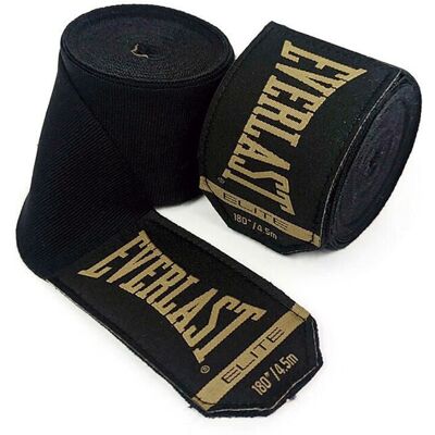 Everlast Vendas boxeo elite 457 cm . Negro Everlast Vendas boxeo elite 457 cm . Negro
