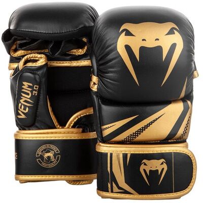 VENUM Guantes de Sparring Challenger 3.0 . (2) Negro / Oro VENUM Guantes de Sparring Challenger 3.0 . (2) Negro / Oro