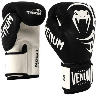 VENUM Guantes de Boxeo Mike Tyson Replica Guantes de Boxeo 10 onzas . Negro / Blanco VENUM Guantes de Boxeo Mike Tyson Replica Guantes de Boxeo 10 onzas . Negro / Blanco