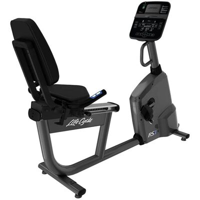 Life Fitness Bicicleta estática reclinada RS1 Life Cycle Track Connect . Gris / Negro Life Fitness Bicicleta estática reclinada RS1 Life Cycle Track Connect . Gris / Negro