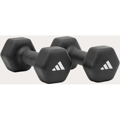 Adidas Pesas dumbbell . Negro / Blanco Adidas Pesas dumbbell . Negro / Blanco