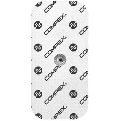 Compex Pack 2 electrodos EasySnap Performance 5x10 1 snap . Blanco Compex Pack 2 electrodos EasySnap Performance 5x10 1 snap . Blanco