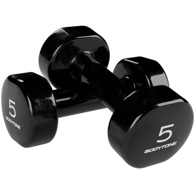Bodytone Set de 2 mancuernas de vinilo . (5 Kg) Bodytone Set de 2 mancuernas de vinilo . (5 Kg)