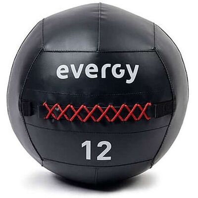 Evergy Balón medicinal entrenamiento funcional plus de 12 kg . Negro Evergy Balón medicinal entrenamiento funcional plus de 12 kg . Negro