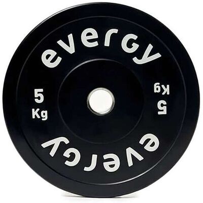 Evergy Disco básico pesas plus 5kg . Negro Evergy Disco básico pesas plus 5kg . Negro