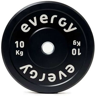 Evergy Disco básico pesas plus 10kg . Negro Evergy Disco básico pesas plus 10kg . Negro