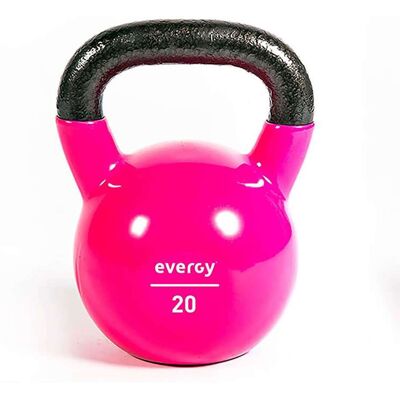 Evergy Pesa rusa entrenamiento en casa Studio 20 kg . Rosa Evergy Pesa rusa entrenamiento en casa Studio 20 kg . Rosa