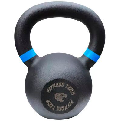 Kettlebell de Hierro Fundido Fitness Tech 16kg - Equipo de Fuerza y Cardio Kettlebell de Hierro Fundido Fitness Tech 16kg - Equipo de Fuerza y Cardio