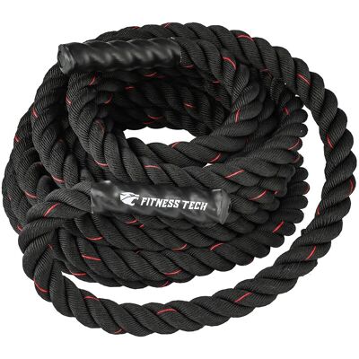 Fitness Tech Cuerda de Combate . Negro Fitness Tech Cuerda de Combate . Negro