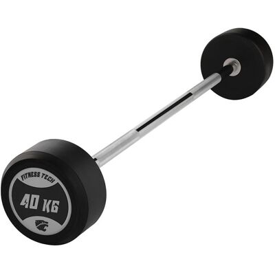 Fitness Tech 40 Kg Barra - Duradera, Compacta & Versátil Fitness Tech 40 Kg Barra - Duradera, Compacta & Versátil